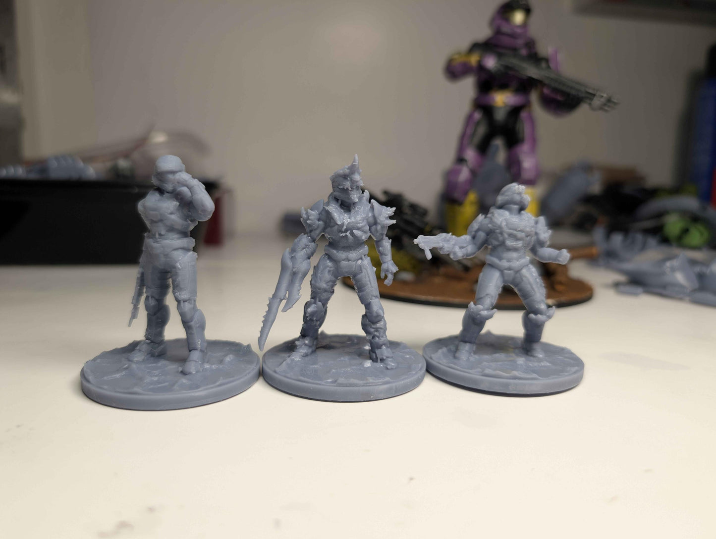 Custom Super Soldier Minis for Table Top Games