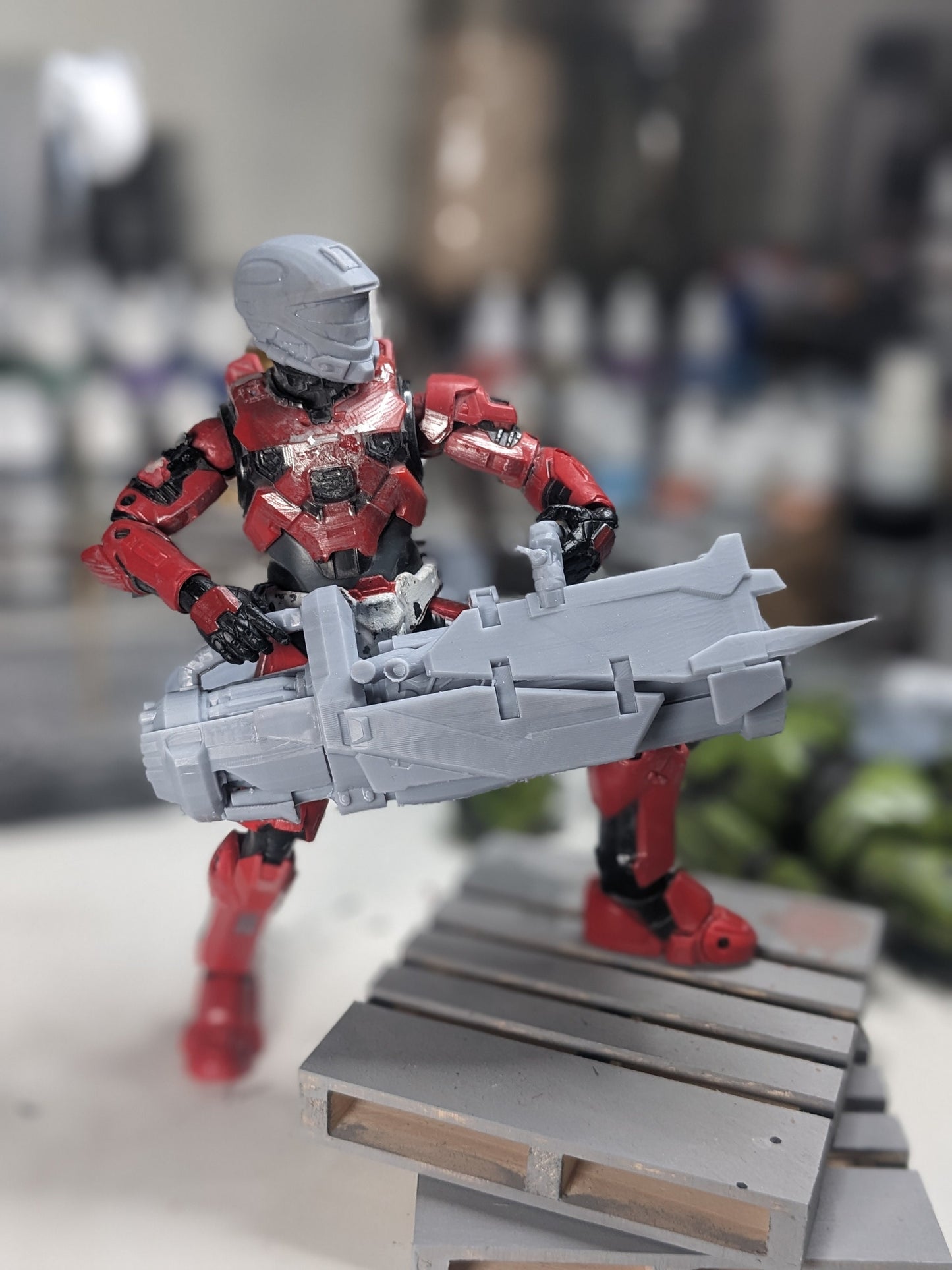 Halo Infinite Scrap Cannon for Spartan Collection (6.5in)
