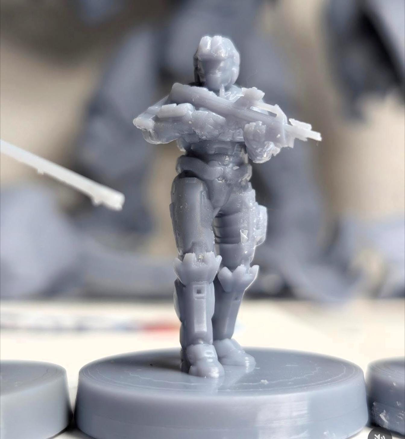 Custom Super Soldier Minis for Table Top Games