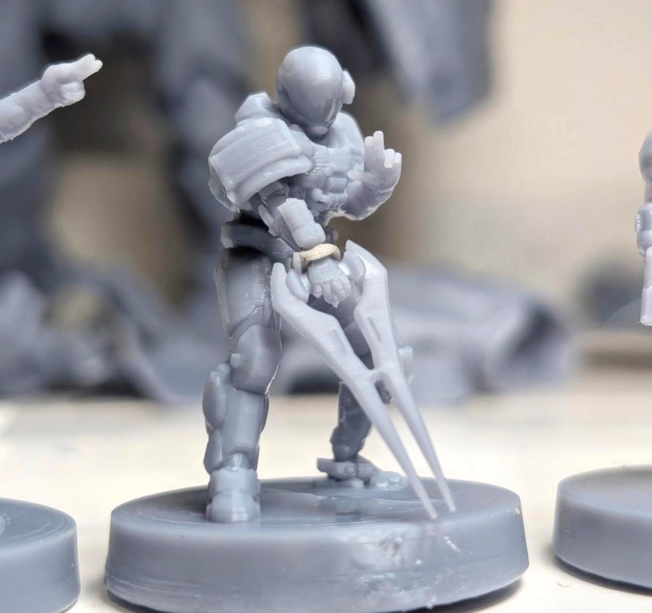 Custom Super Soldier Minis for Table Top Games