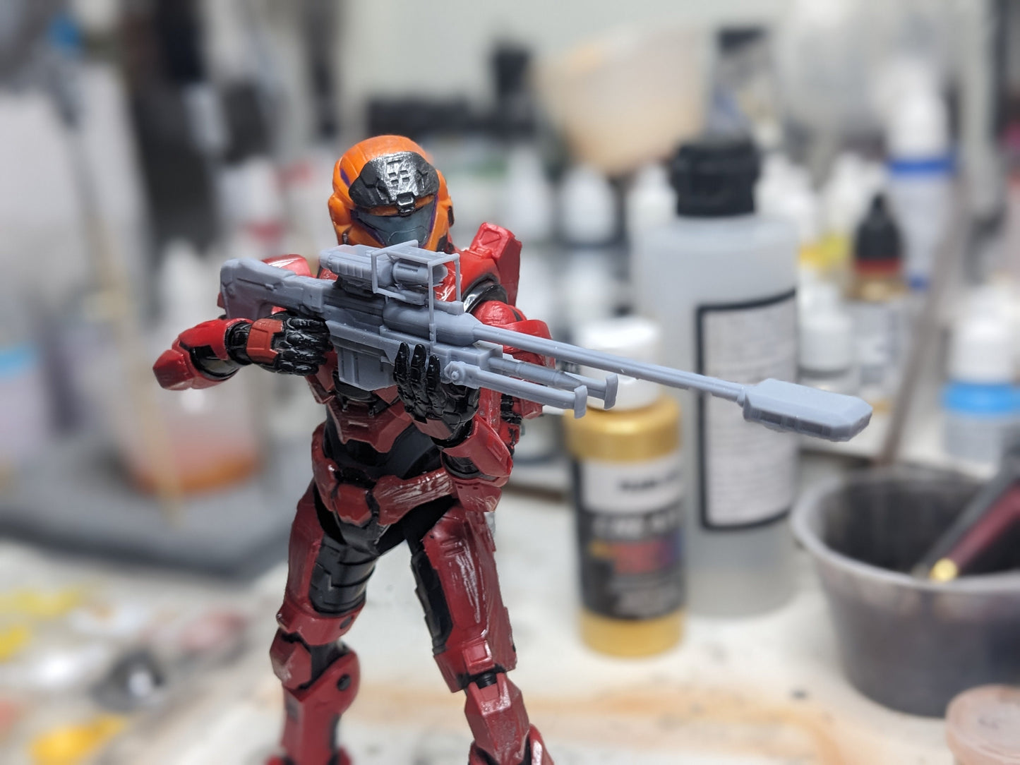 Halo infinite/Halo3 Sniper Rifle for Spartan Collection (6.5 in)