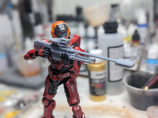 Halo infinite/Halo3 Sniper Rifle for Spartan Collection (6.5 in)