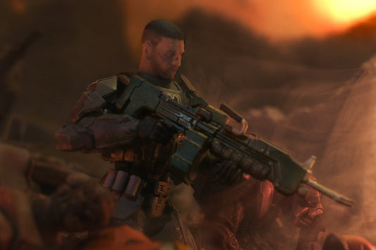 Halo Reach MG73 concept weapon for Spartan Collection (6.5 in)