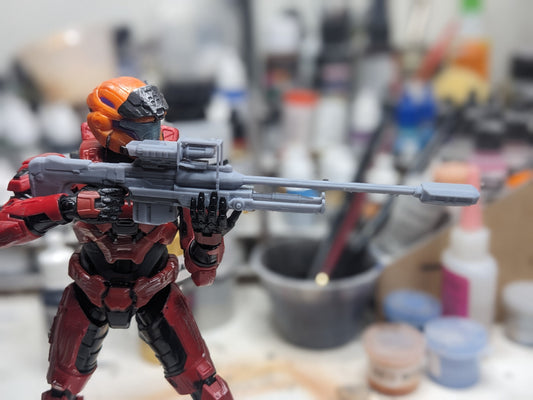 Halo infinite/Halo3 Sniper Rifle for Spartan Collection (6.5 in)
