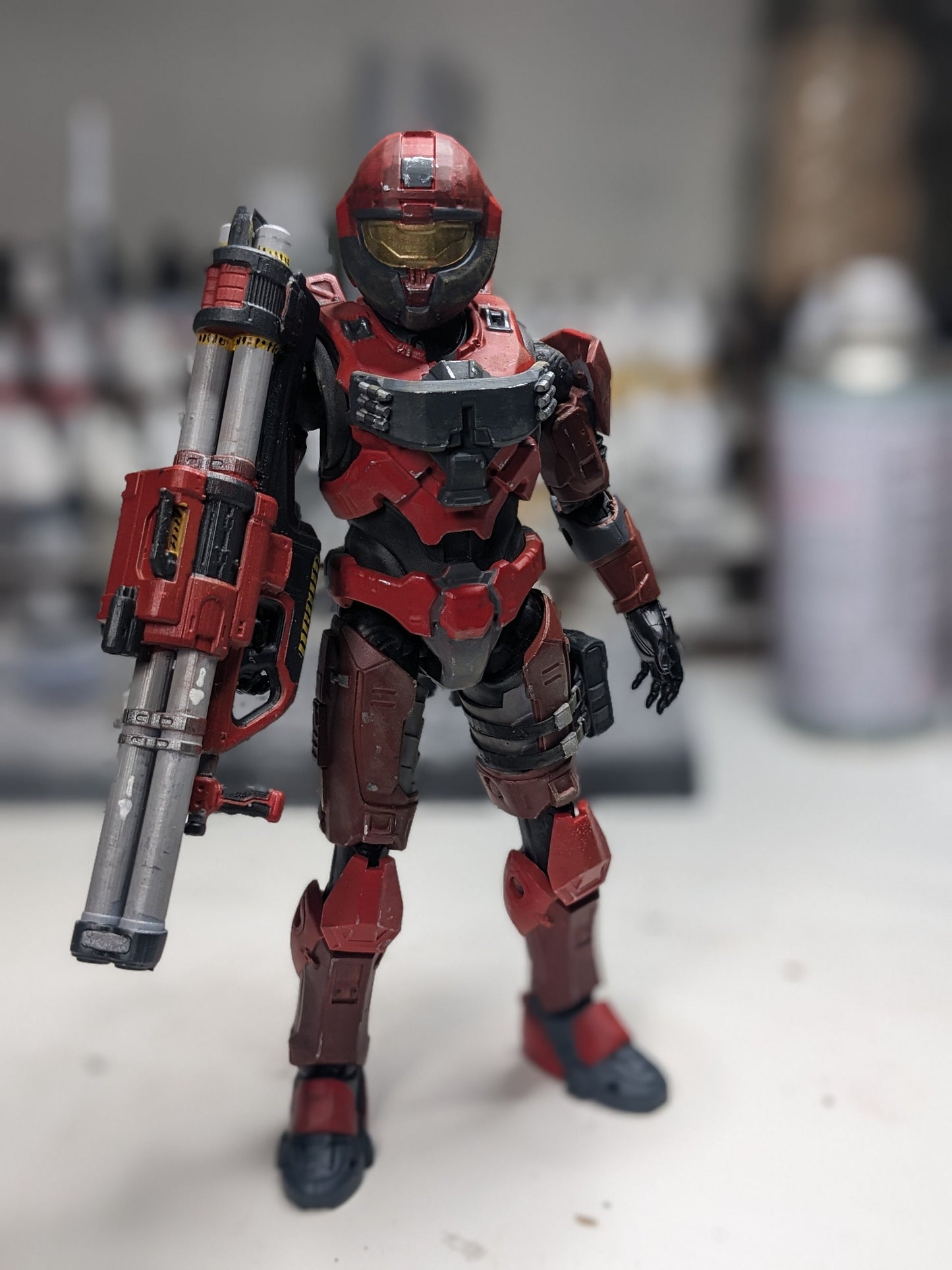 Halo infinite UNSC Rocket launcher for Spartan Collection (6.5 in)